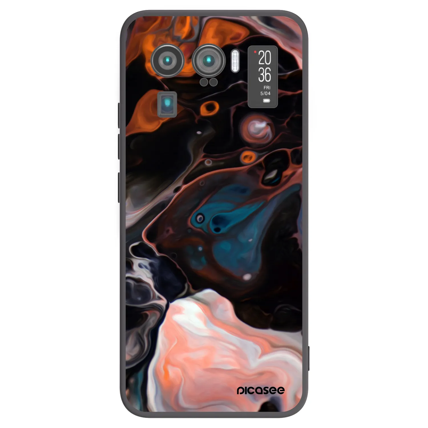 Picasee Xiaomi Mi 11 Ultra Hülle - Schwarzes Silikon - Cream