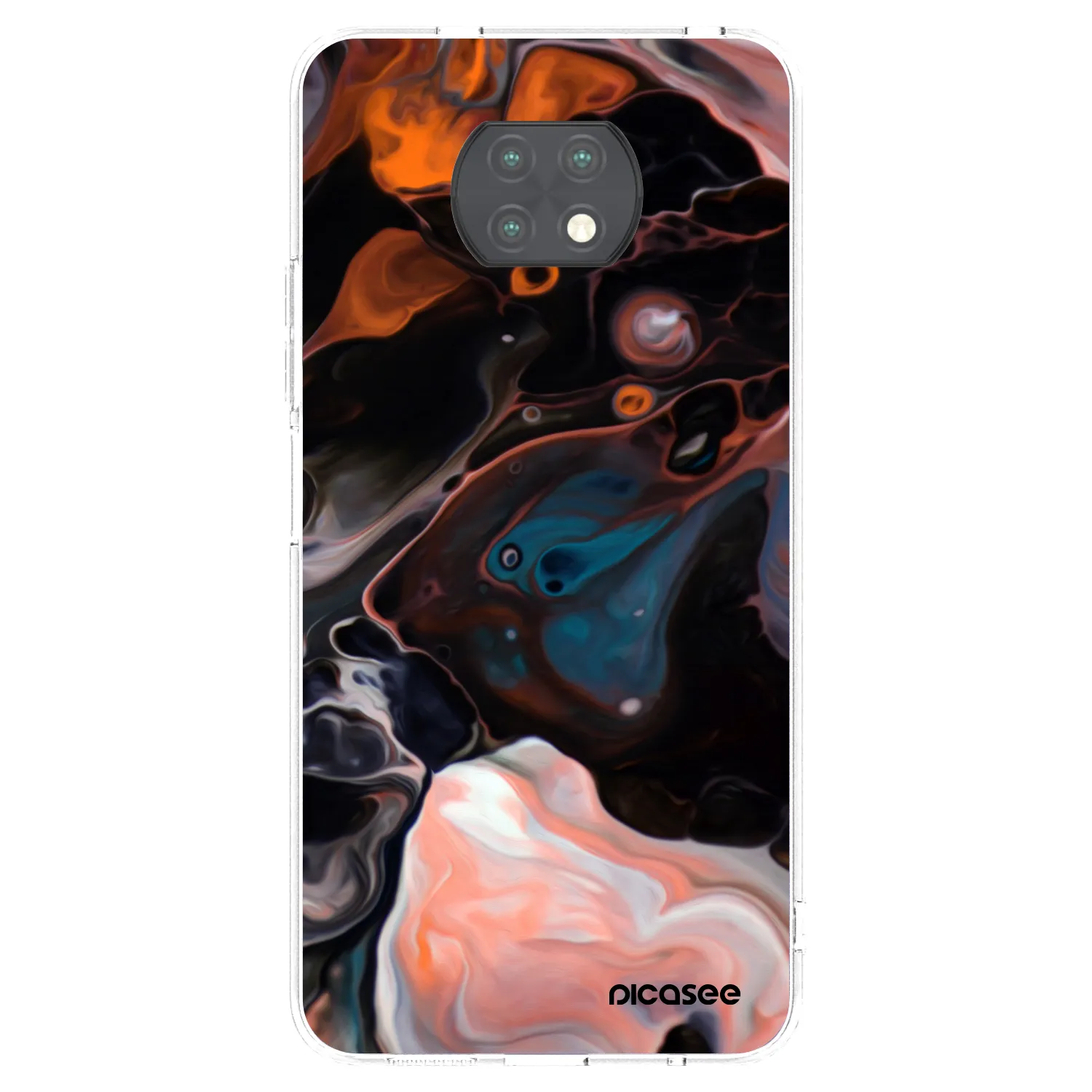 Picasee Xiaomi Redmi Note 9T Hülle - Transparentes Silikon - Cream