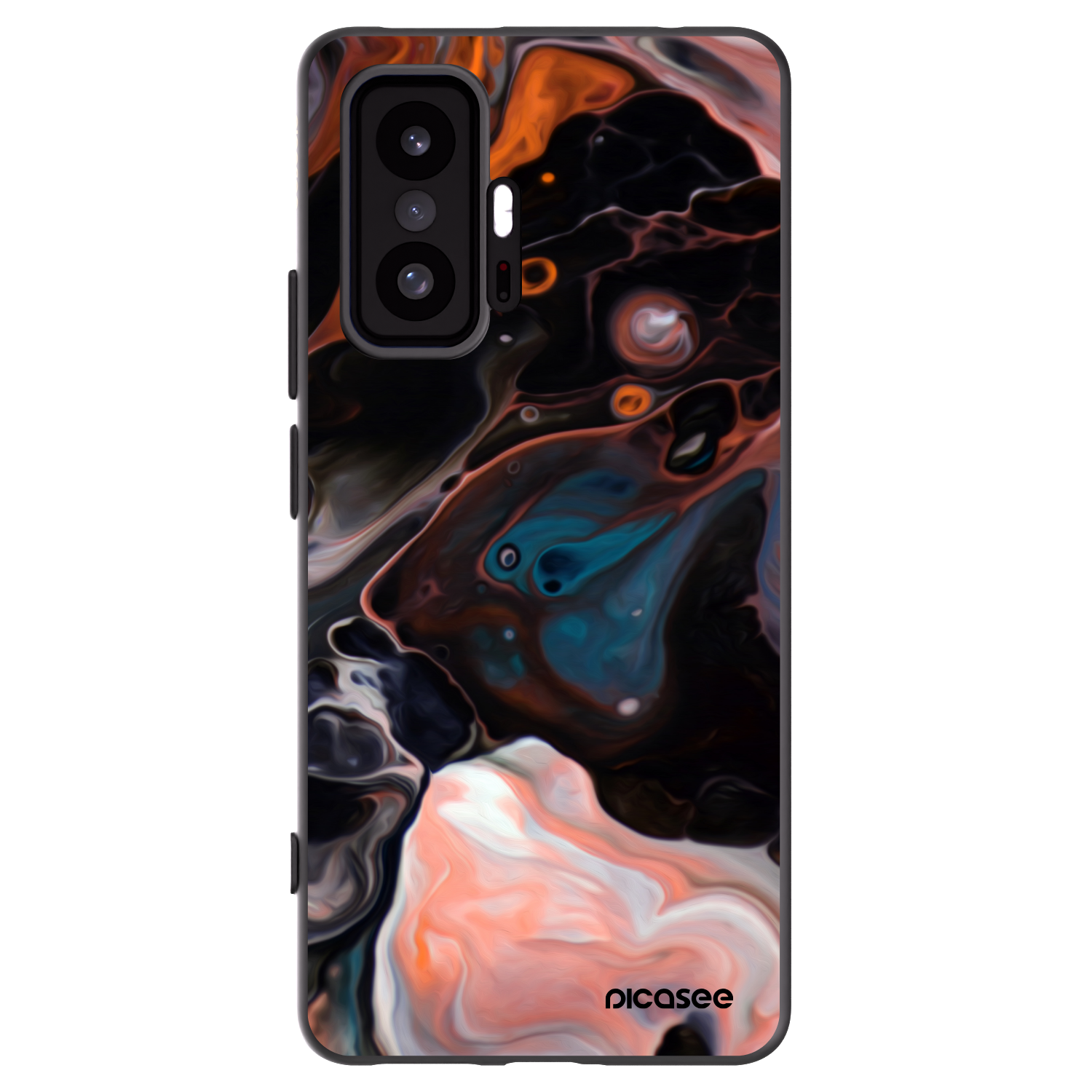 Picasee Xiaomi 11T Pro Hülle - Schwarzes Silikon - Cream