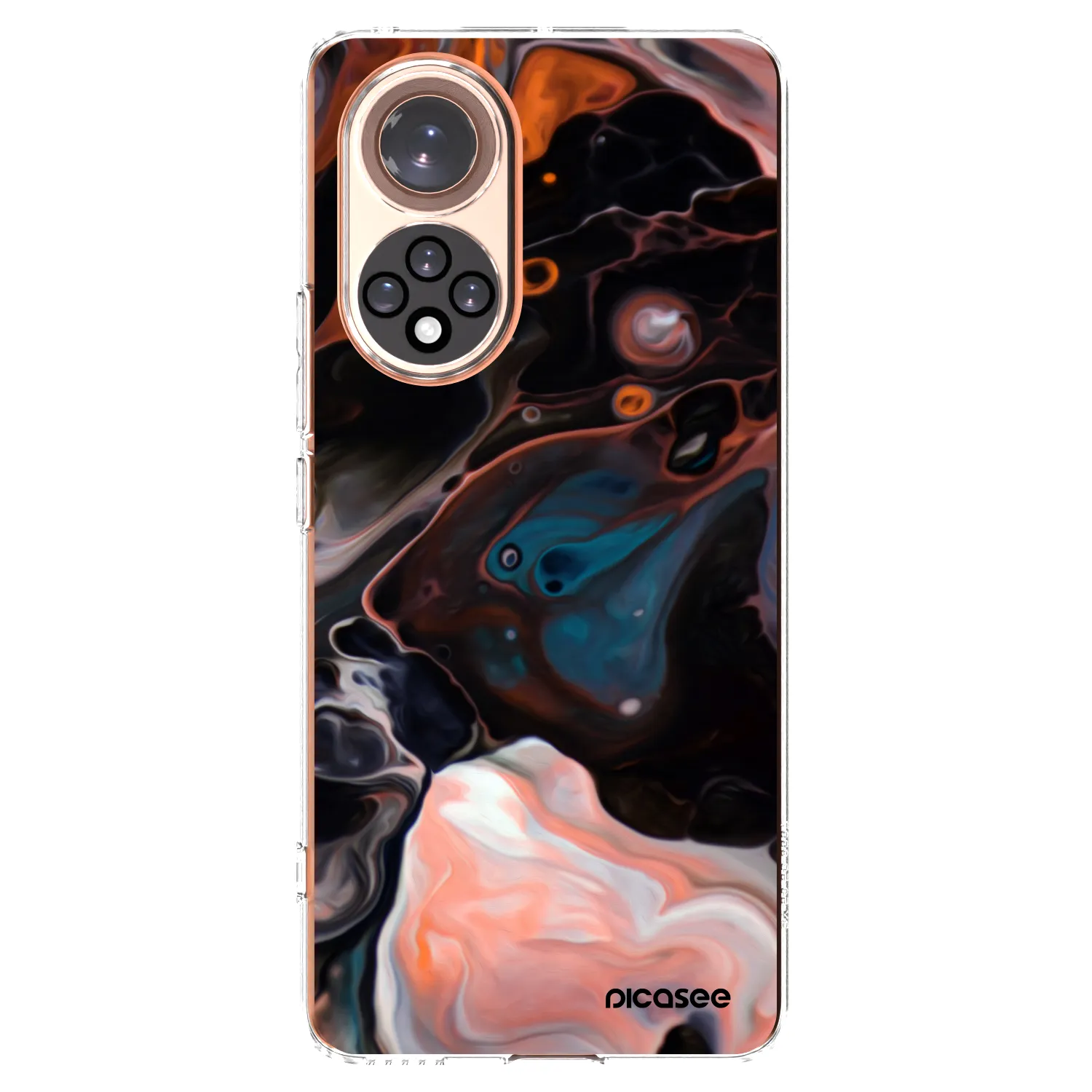 Picasee Honor 50 5G Hülle - Transparentes Silikon - Cream