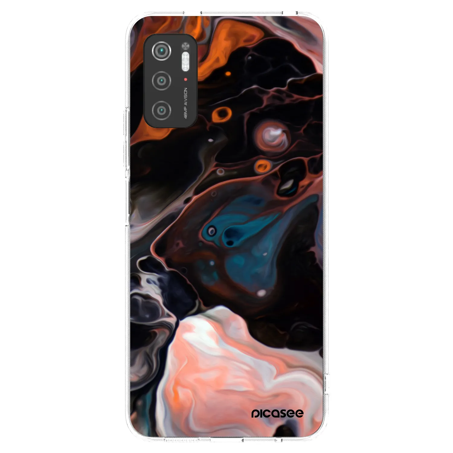 Picasee Xiaomi Poco M3 Pro 5G Hülle - Transparentes Silikon - Cream