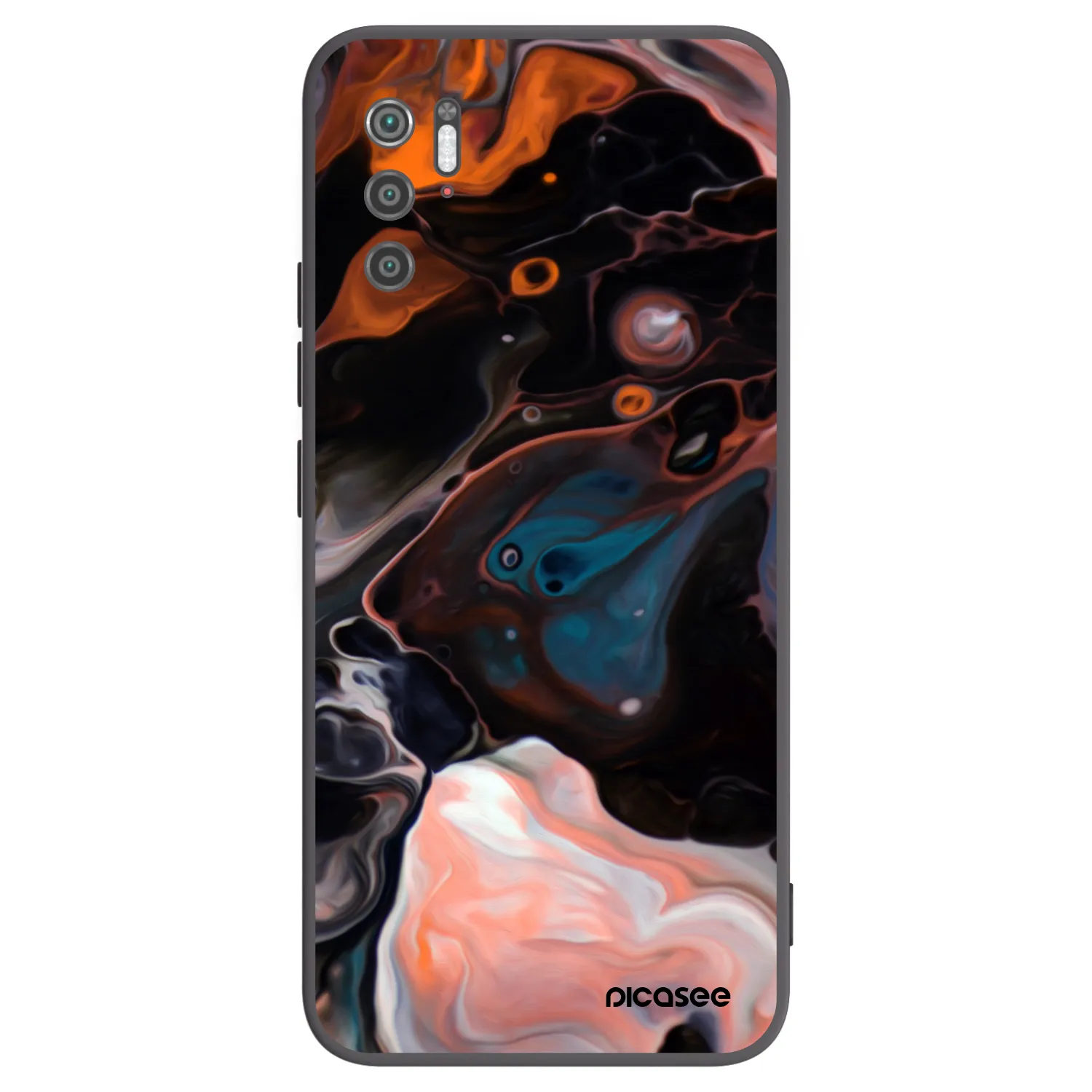 Picasee Xiaomi Poco M3 Pro 5G Hülle - Schwarzes Silikon - Cream