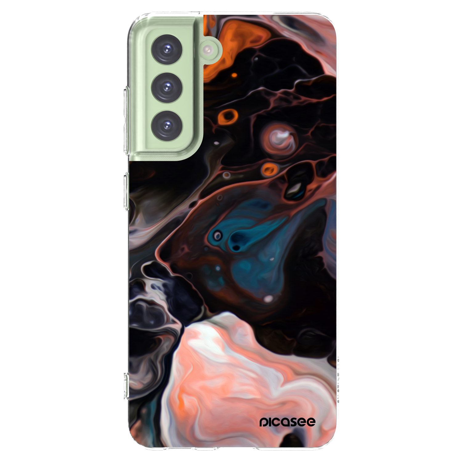 Picasee Samsung Galaxy S21 FE 5G Hülle - Transparentes Silikon - Cream