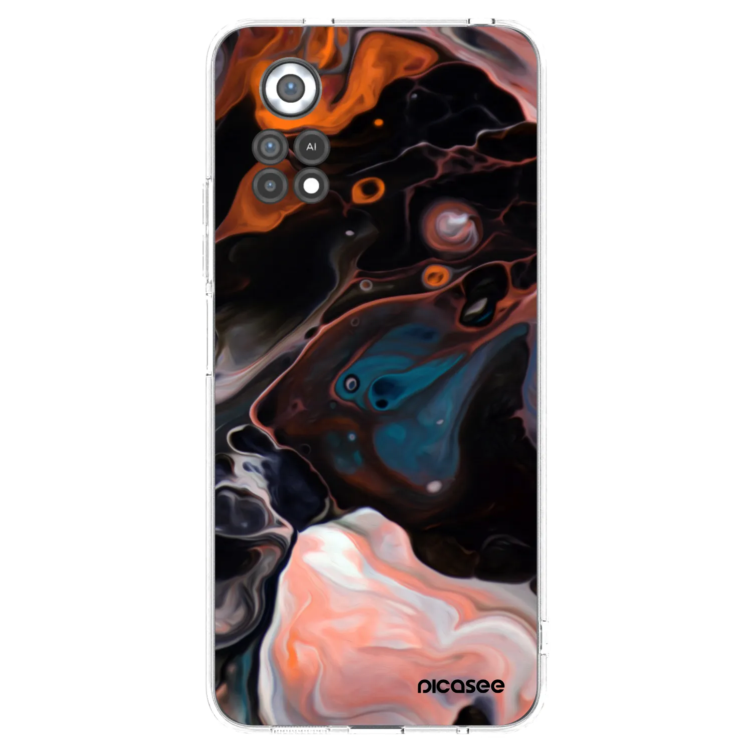 Picasee Xiaomi Poco X4 Pro 5G Hülle - Transparentes Silikon - Cream