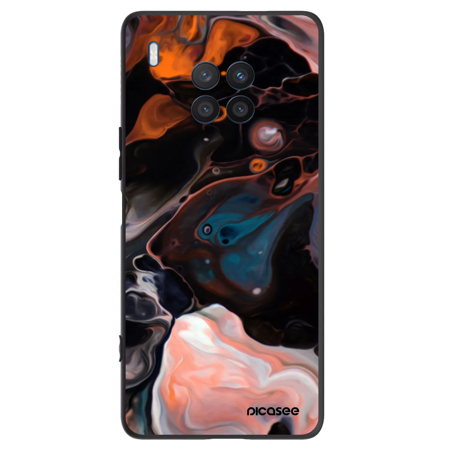 Picasee Honor 50 Lite Hülle - Schwarzes Silikon - Cream