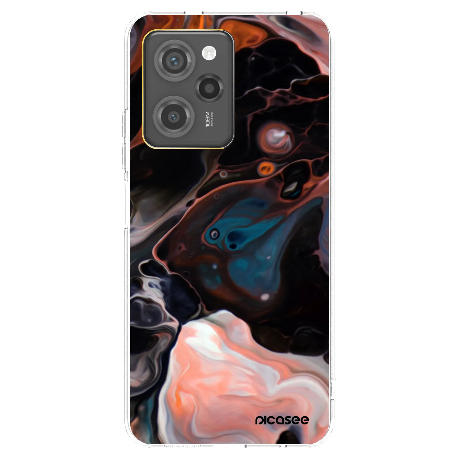 Picasee Xiaomi Poco X5 Pro Hülle - Transparentes Silikon - Cream