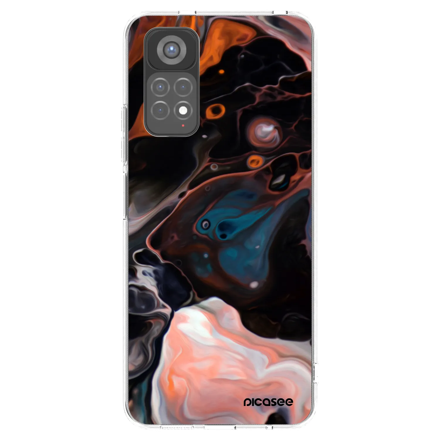 Picasee Xiaomi Redmi Note 11S 5G Hülle - Transparentes Silikon - Cream