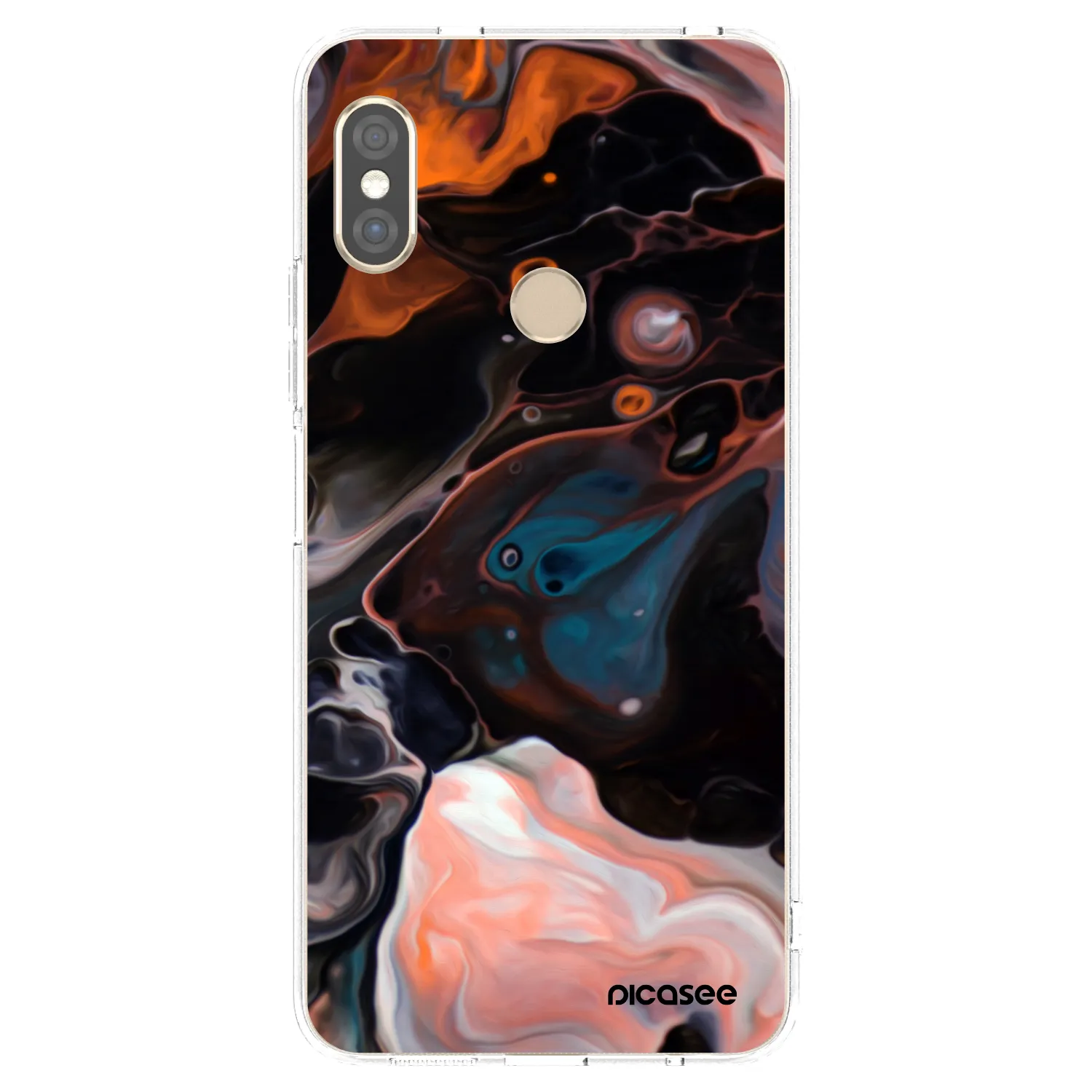 Picasee Xiaomi Redmi Note 5 Global Hülle - Transparentes Silikon - Cream