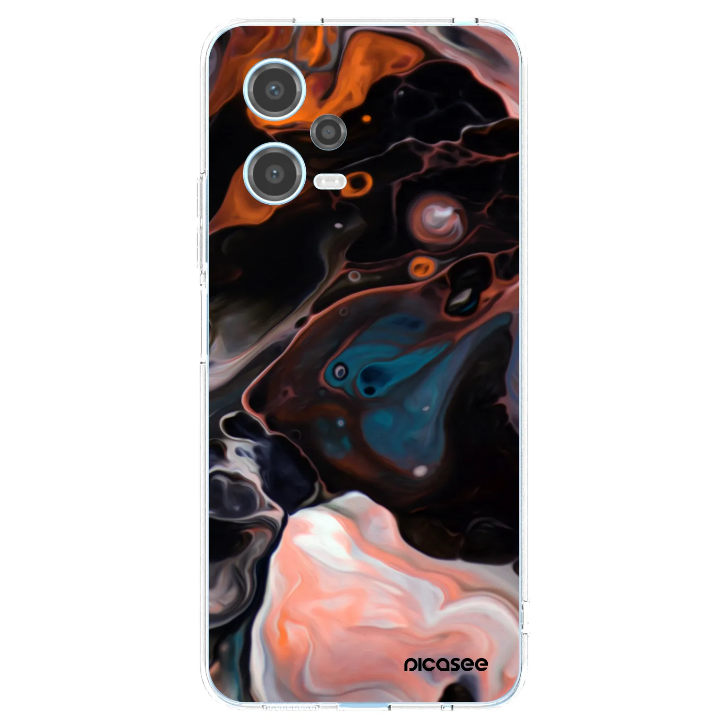 Picasee Xiaomi Redmi Note 12 5G Hülle - Transparentes Silikon - Cream
