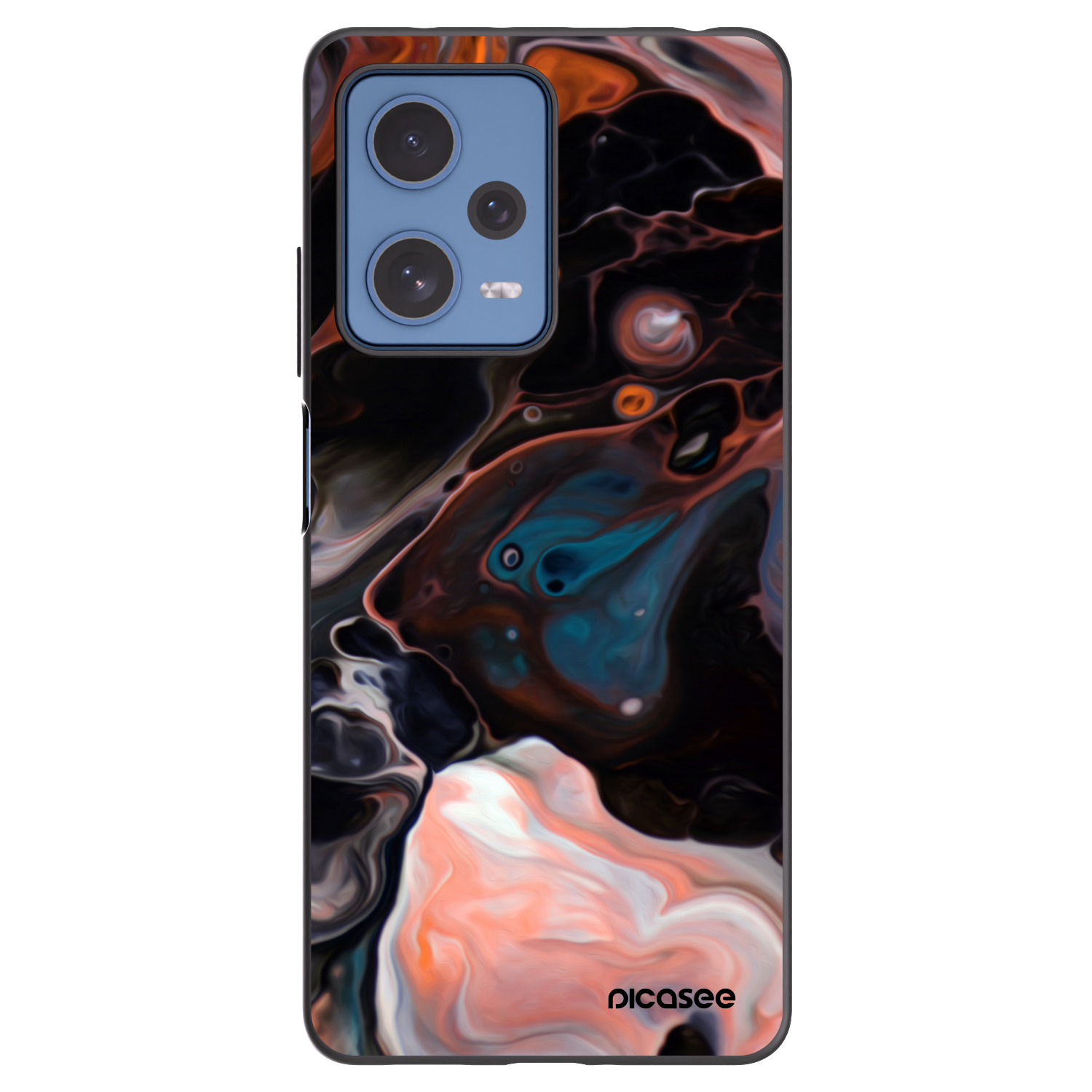 Picasee Xiaomi Redmi Note 12 Pro 5G Hülle - Schwarzes Silikon - Cream