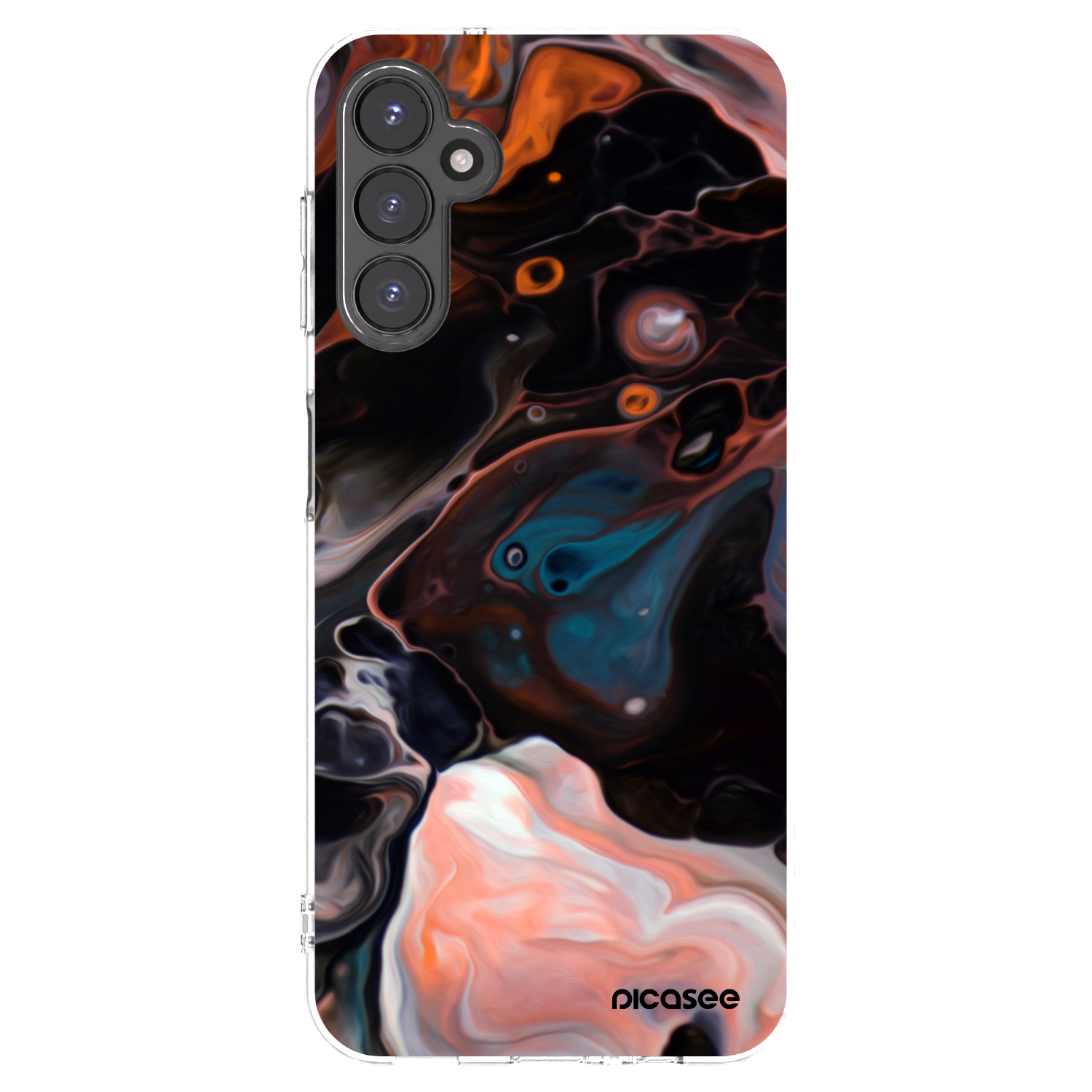 Picasee Samsung Galaxy A14 5G A146P Hülle - Transparentes Silikon - Cream