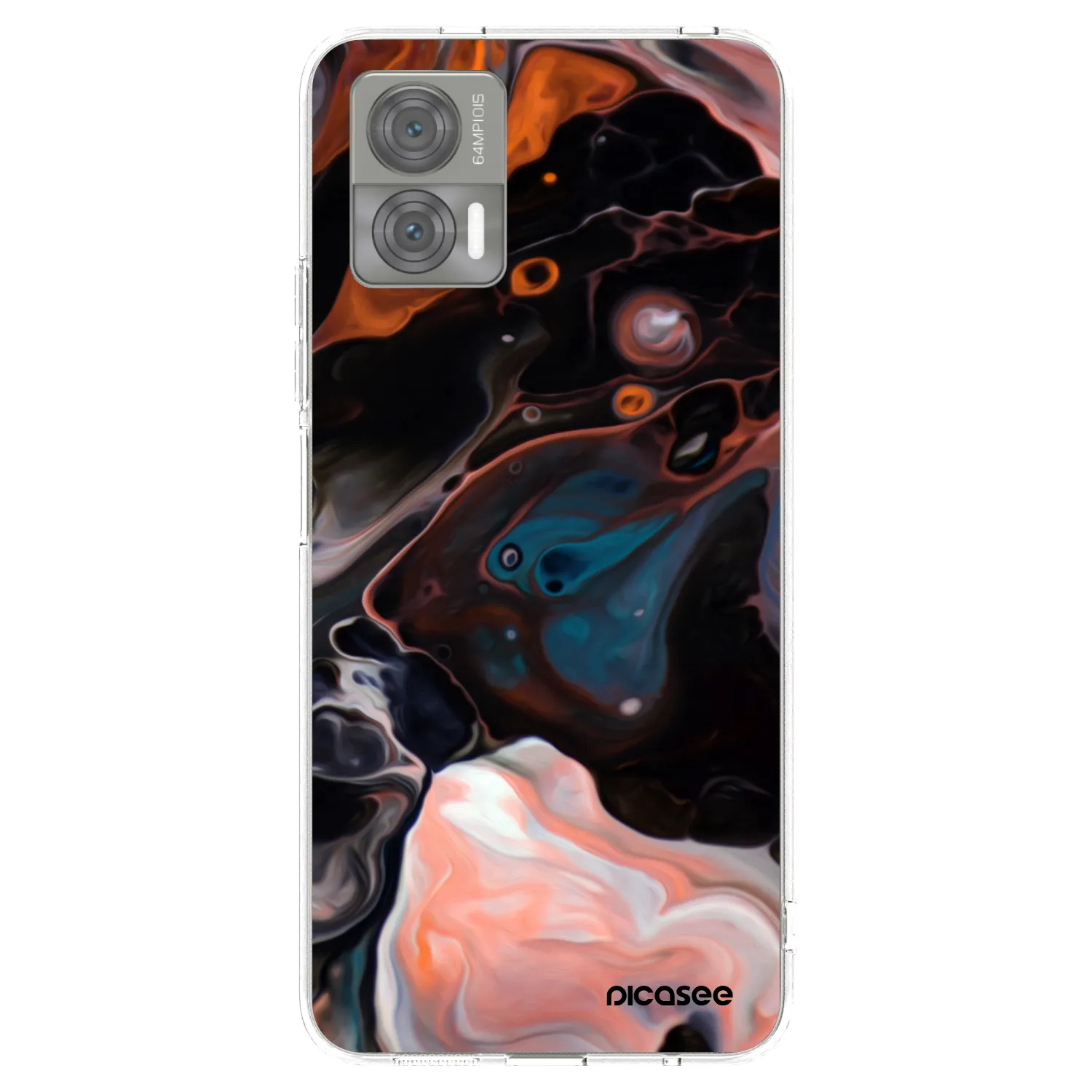 Picasee Motorola Edge 30 Neo Hülle - Transparentes Silikon - Cream