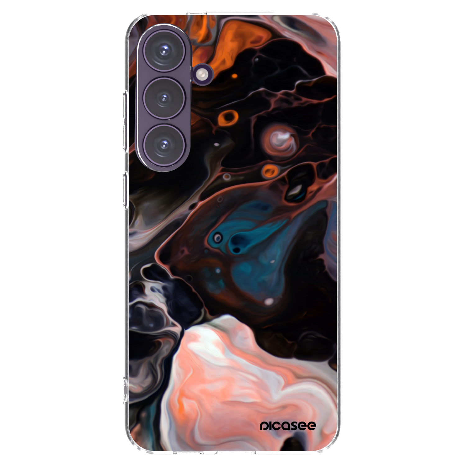 Picasee Samsung Galaxy S24+ S926B 5G Hülle - Transparentes Silikon - Cream