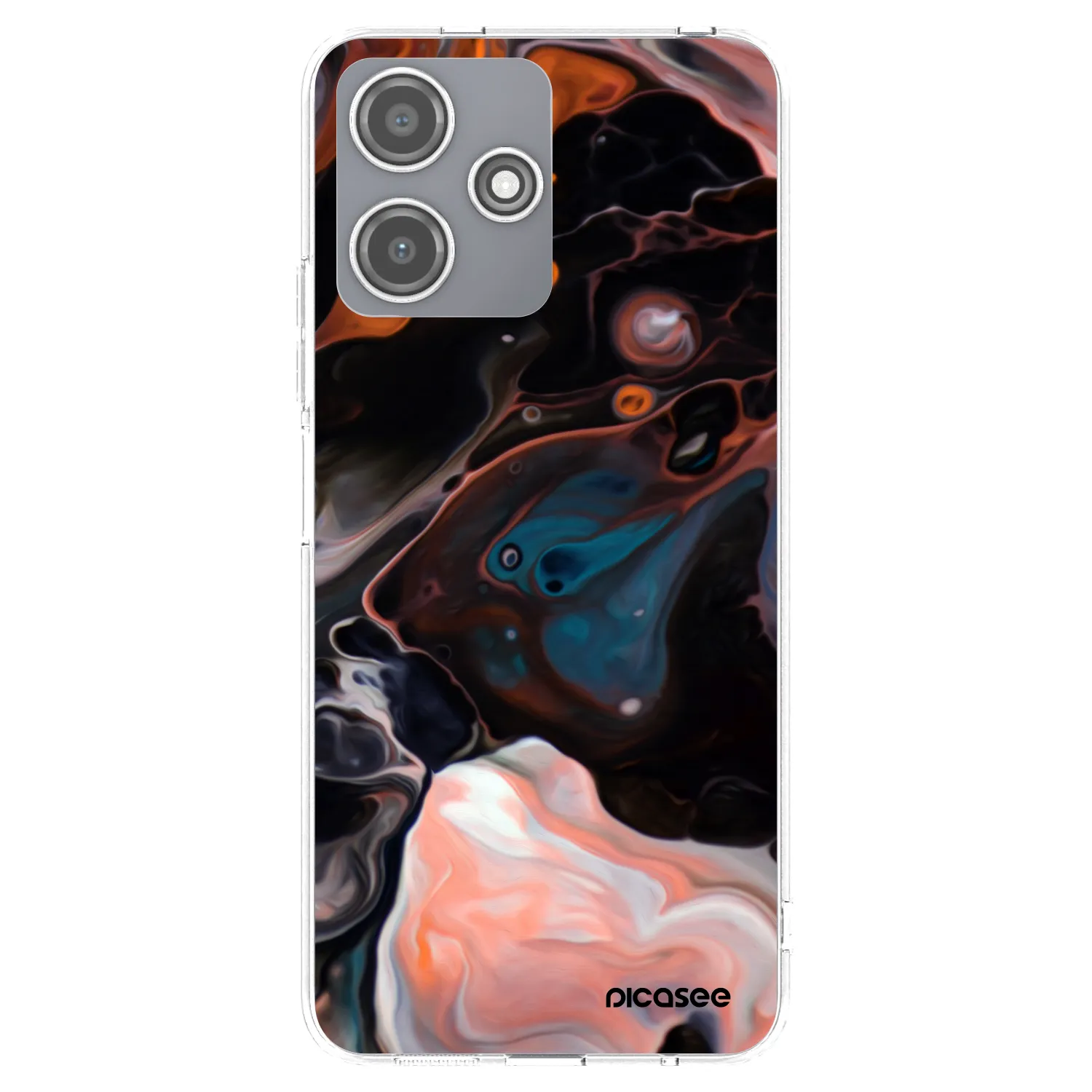 Picasee Xiaomi Redmi 12 5G Hülle - Transparentes Silikon - Cream