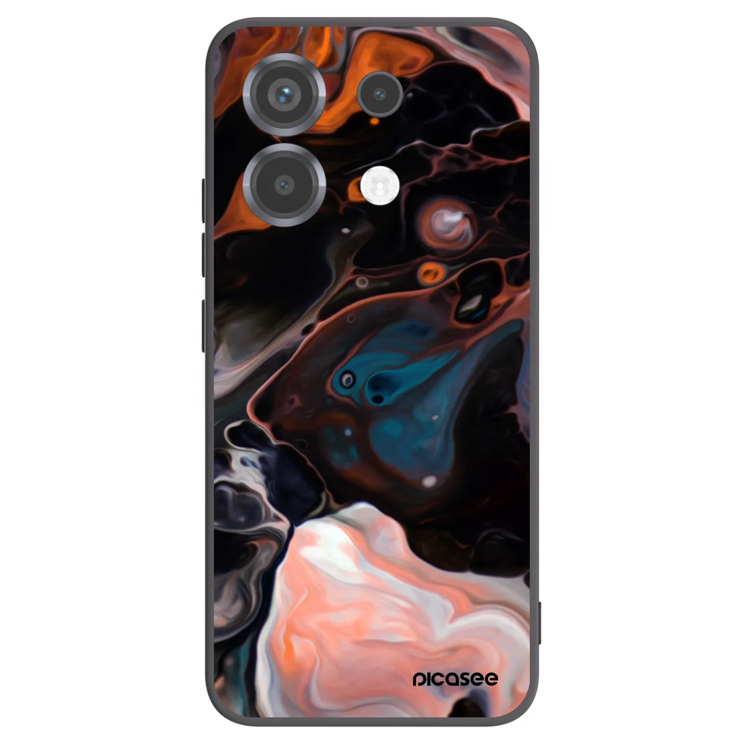 Picasee Xiaomi Poco X6 Hülle - Schwarzes Silikon - Cream