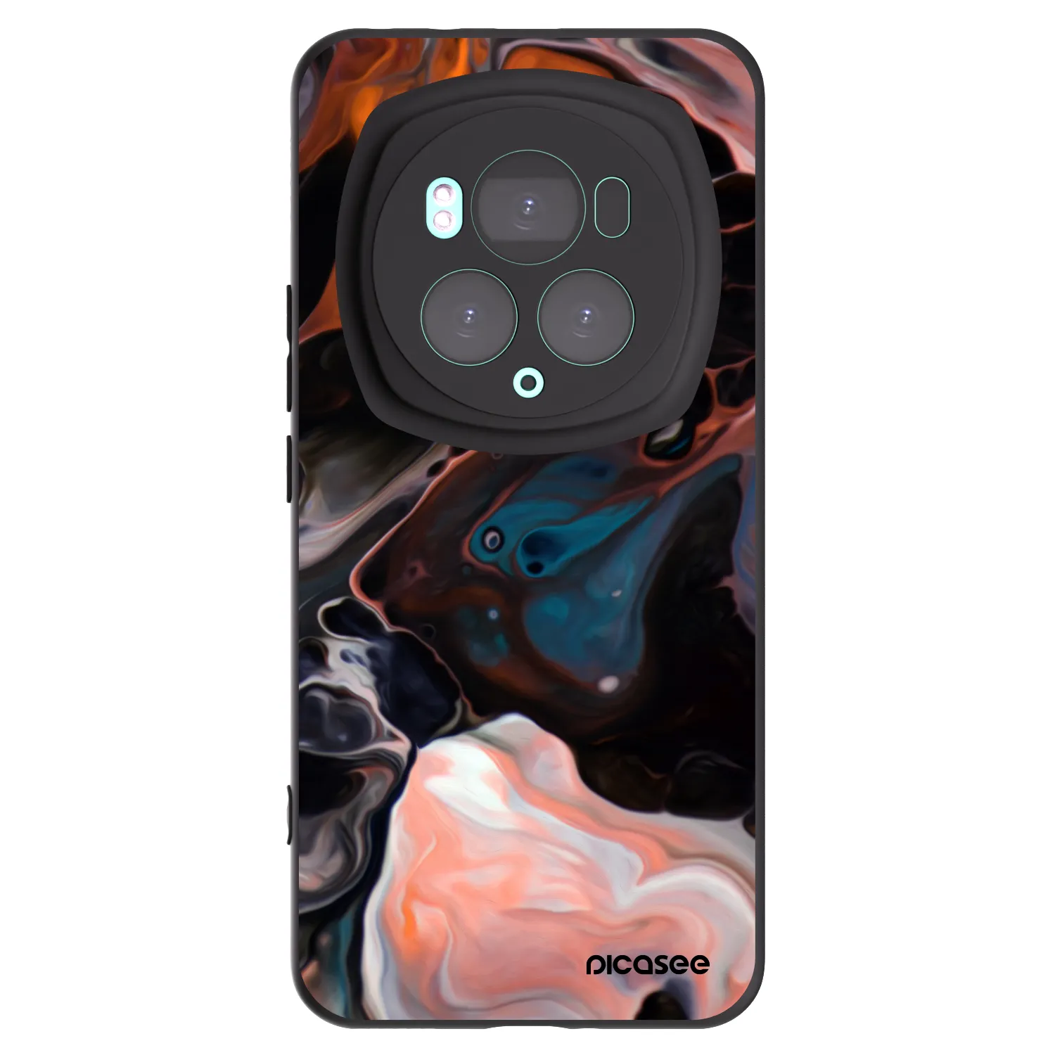 Picasee Honor Magic6 Pro Hülle - Schwarzes Silikon - Cream