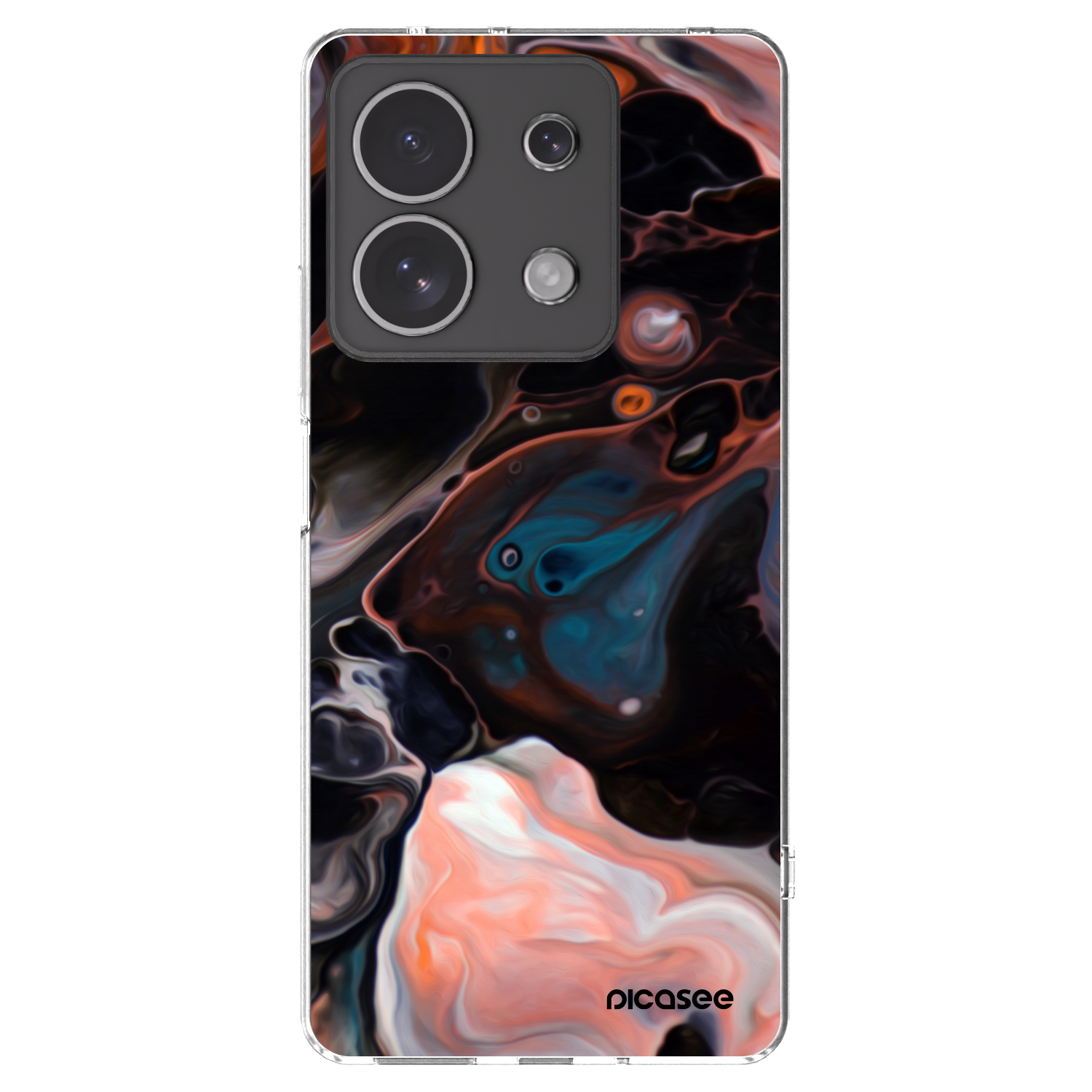 Picasee Xiaomi Redmi Note 13 4G Hülle - Transparentes Silikon - Cream