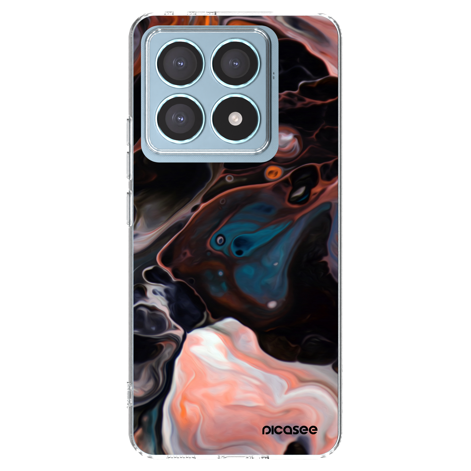 Picasee Xiaomi 14T Pro Hülle - Transparentes Silikon - Cream