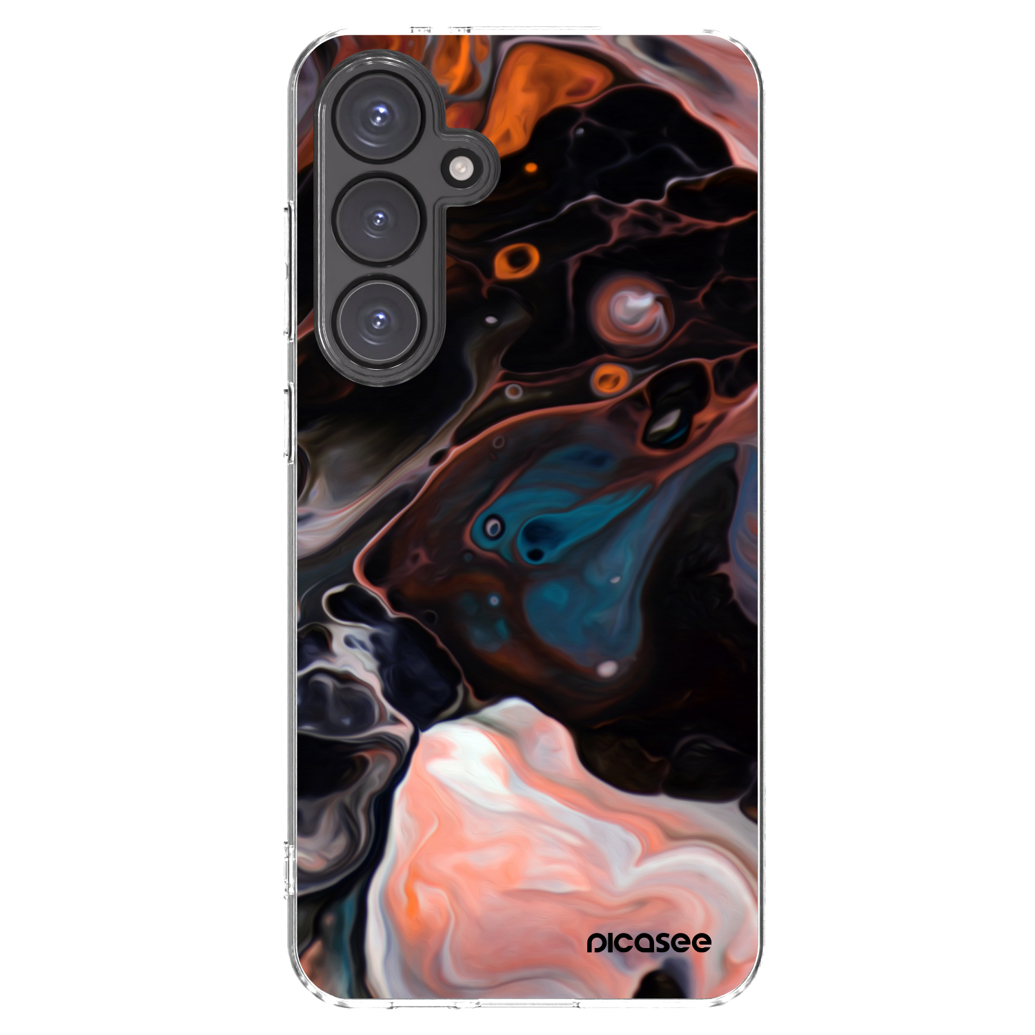 Picasee Samsung Galaxy S24 FE S721B Hülle - Transparentes Silikon - Cream