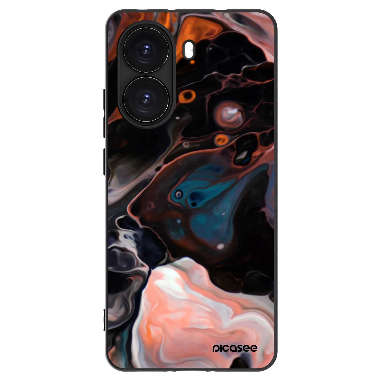 Picasee Xiaomi Poco X7 Pro 5G Hülle - Schwarzes Silikon - Cream