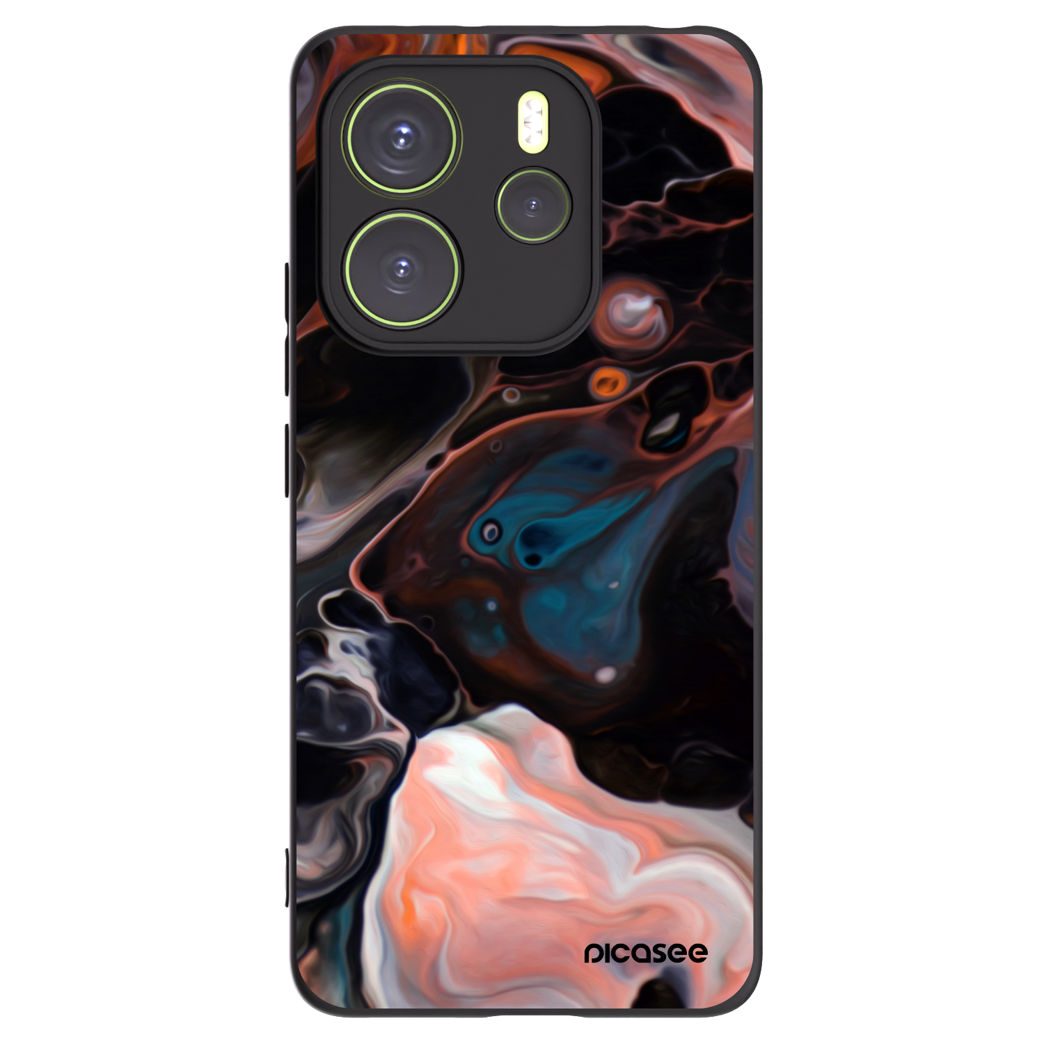 Picasee Xiaomi Redmi Note 14 4G Hülle - Schwarzes Silikon - Cream