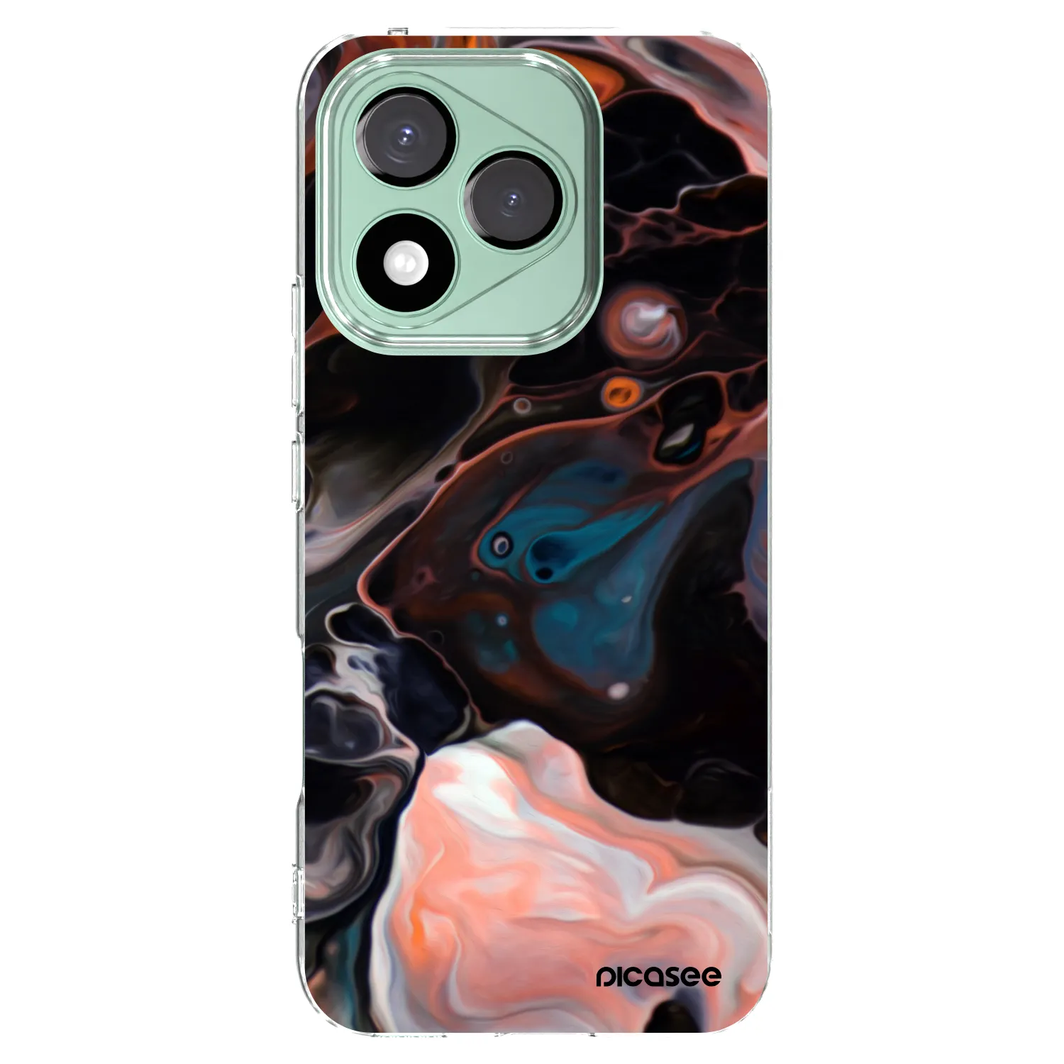 Picasee Honor 400 Lite 5G Hülle - Transparentes Silikon - Cream