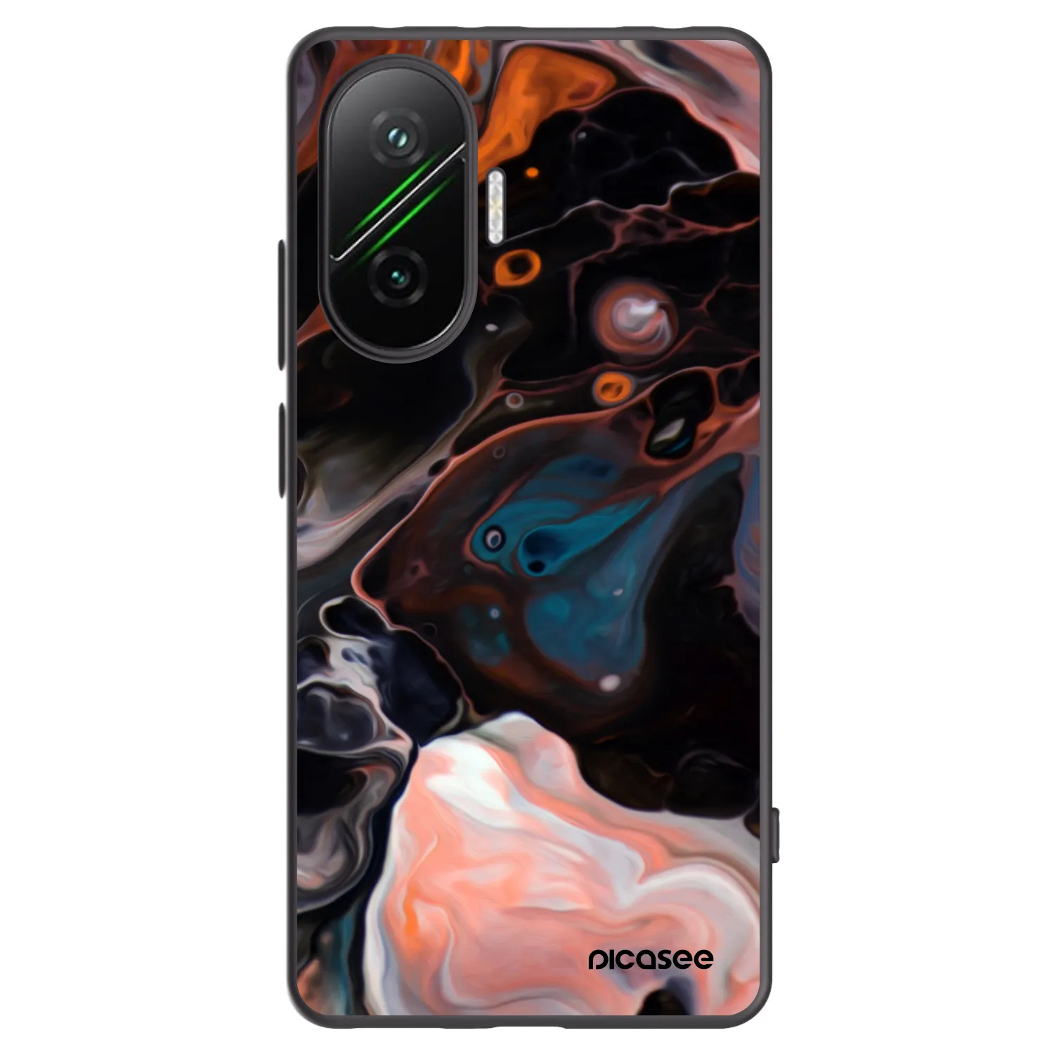 Picasee Xiaomi Poco F7 Pro 5G Hülle - Schwarzes Silikon - Cream