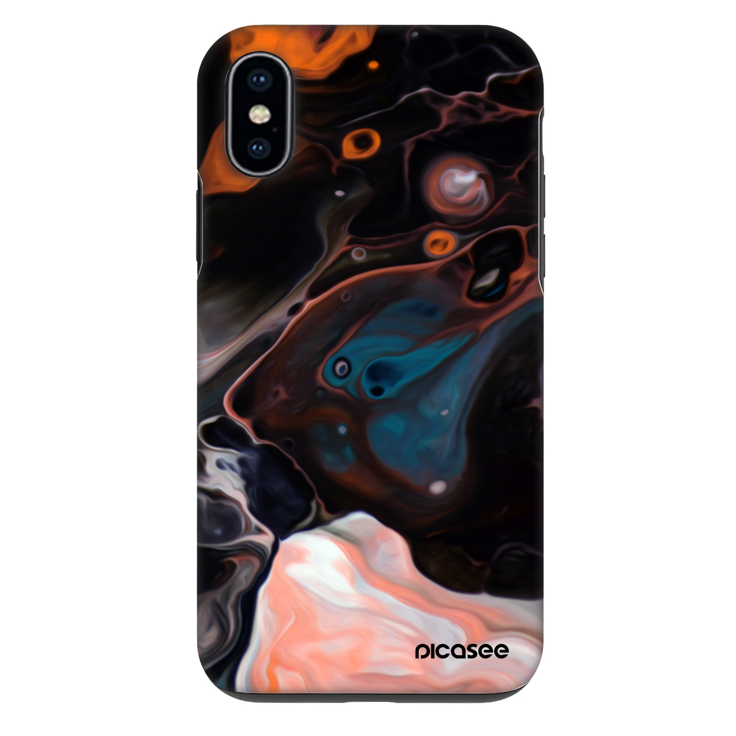Picasee Fashion Case für Apple iPhone X/XS - Cream