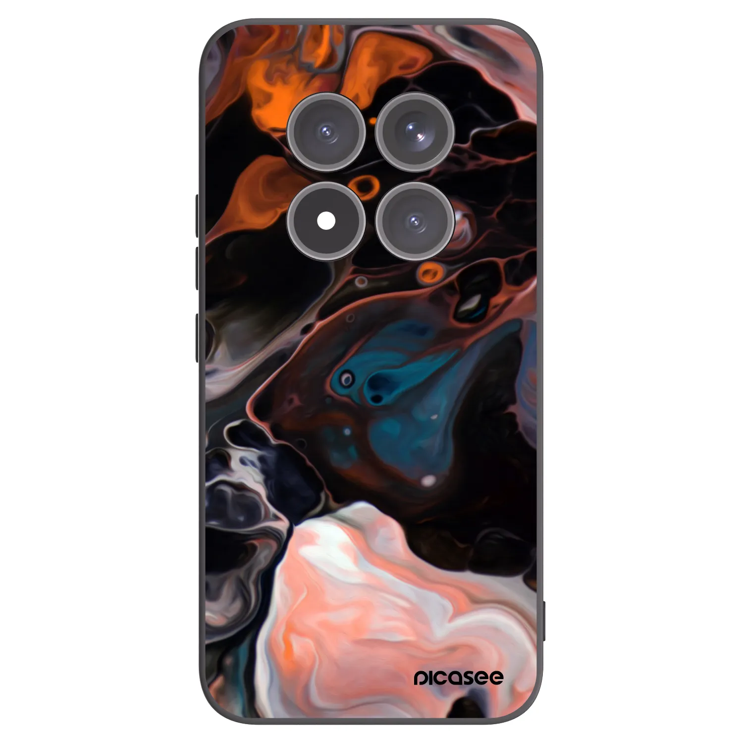 Picasee Xiaomi Redmi Note 15 Pro+ Hülle - Schwarzes Silikon - Cream