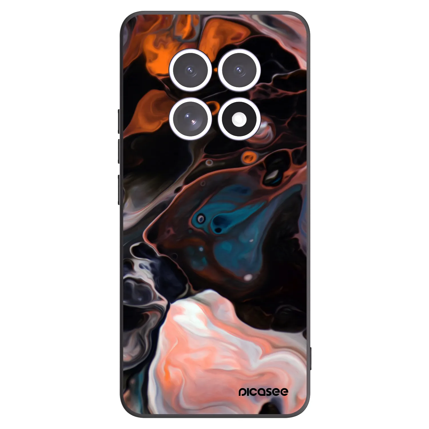 Picasee Xiaomi Redmi Note 15 Hülle - Schwarzes Silikon - Cream