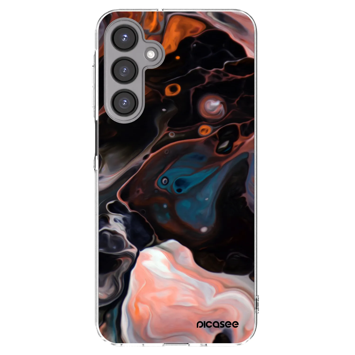 Picasee Samsung Galaxy A16 4G Hülle - Transparentes Silikon - Cream
