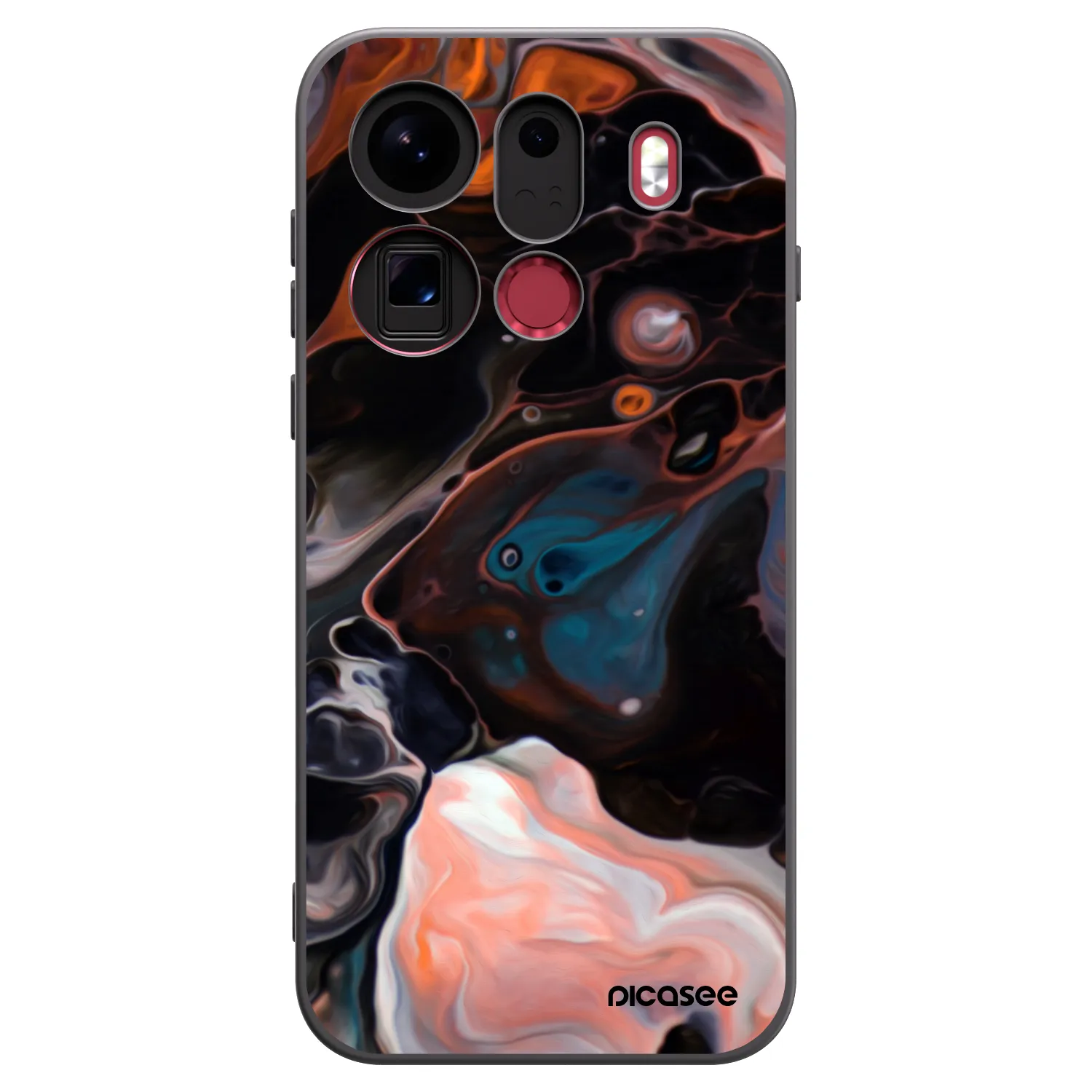 Picasee OPPO Find X9 Pro Hülle - Schwarzes Silikon - Cream