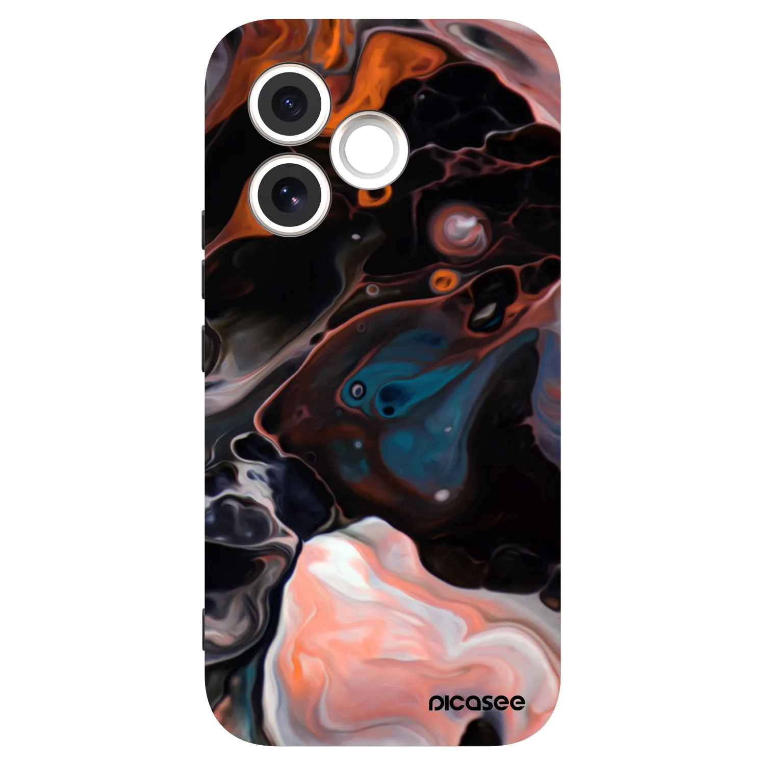 Picasee Honor 600 Lite Hülle - Schwarzes Silikon - Cream