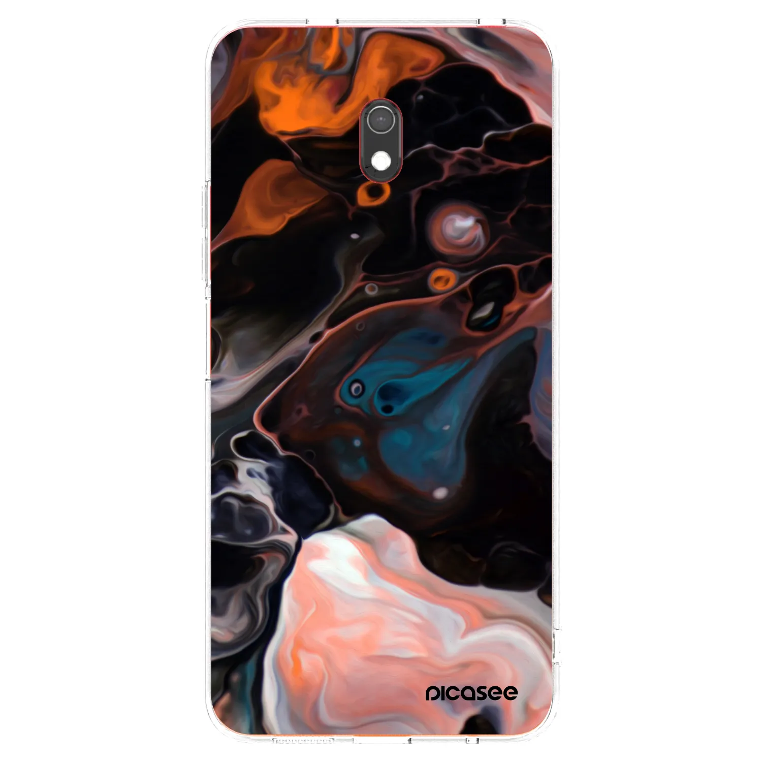 Picasee Xiaomi Redmi 8A Hülle - Transparentes Silikon - Cream