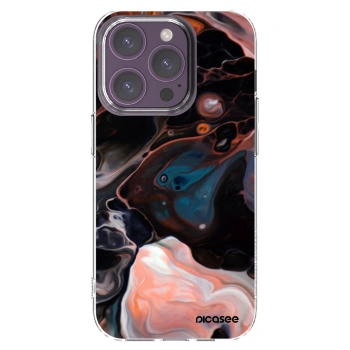 Picasee Apple iPhone 14 Pro Hülle - Transparentes Silikon - Cream