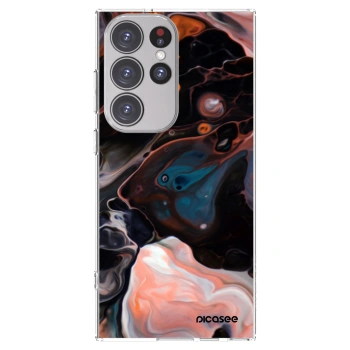Picasee Samsung Galaxy S23 Ultra 5G Hülle - Transparentes Silikon - Cream