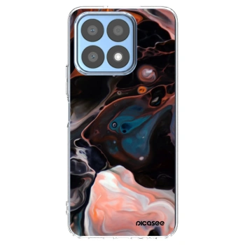 Picasee Honor X8a Hülle - Transparentes Silikon - Cream