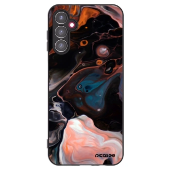 Picasee Samsung Galaxy A14 4G A145R Hülle - Schwarzes Silikon - Cream