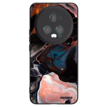 Picasee Honor Magic5 Pro Hülle - Schwarzes Silikon - Cream