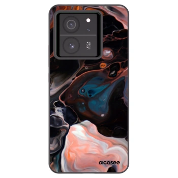 Picasee Xiaomi 13T Hülle - Schwarzes Silikon - Cream