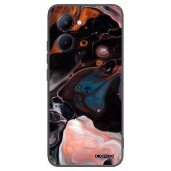 Picasee Realme C33 (2023) Hülle - Schwarzes Silikon - Cream