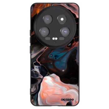 Picasee Xiaomi 14 Ultra Hülle - Schwarzes Silikon - Cream