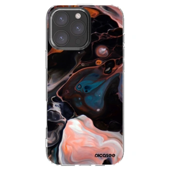 Picasee Apple iPhone 16 Pro Max Hülle - Transparentes Silikon - Cream