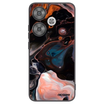 Picasee Xiaomi Poco F6 Hülle - Schwarzes Silikon - Cream