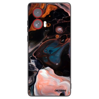 Picasee Motorola Edge 50 Fusion Hülle - Schwarzes Silikon - Cream