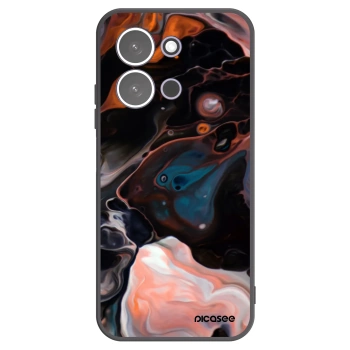 Picasee Xiaomi Redmi 15C 5G Hülle - Schwarzes Silikon - Cream