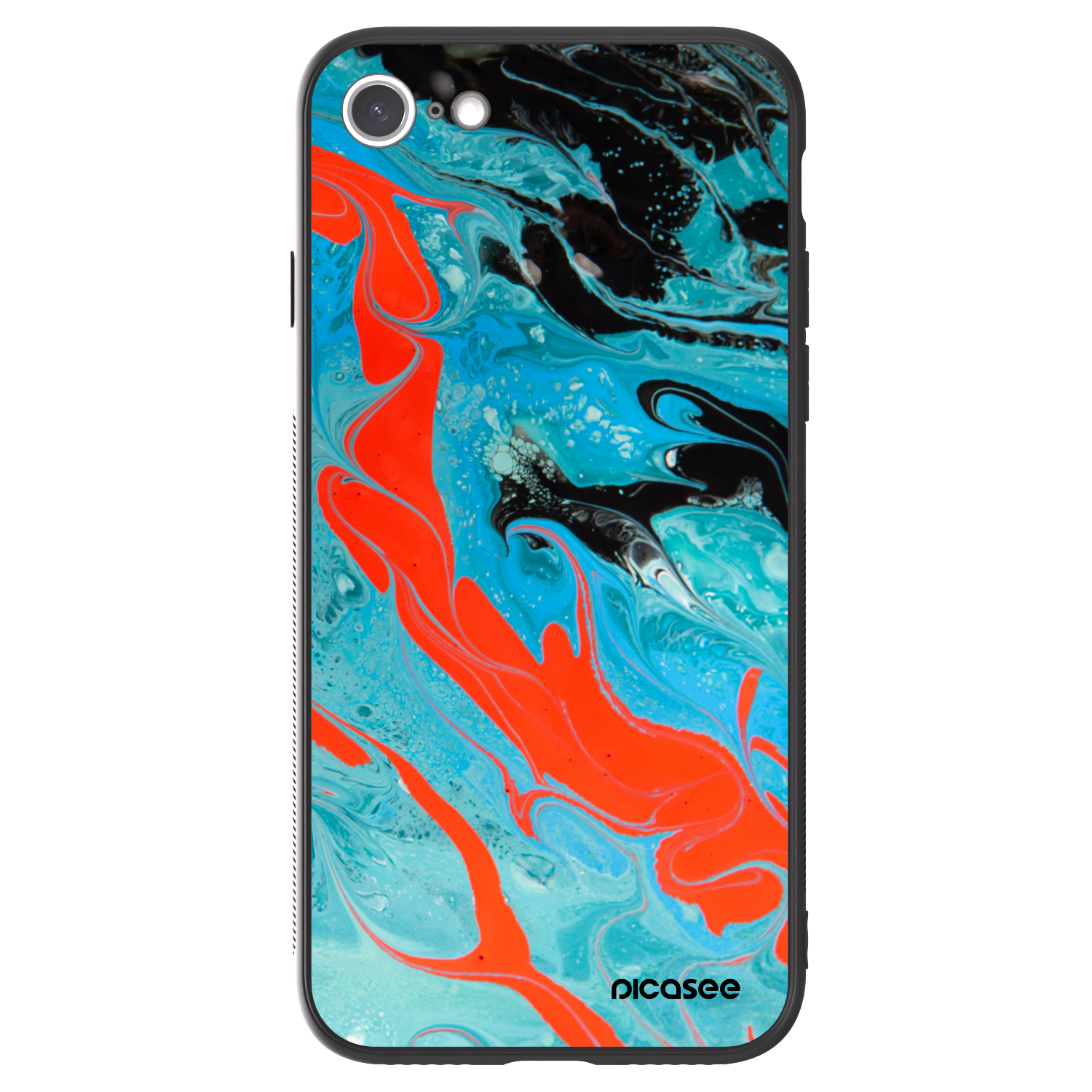 Picasee ULTIMATE CASE für Apple iPhone SE 2020 - Blue Magma