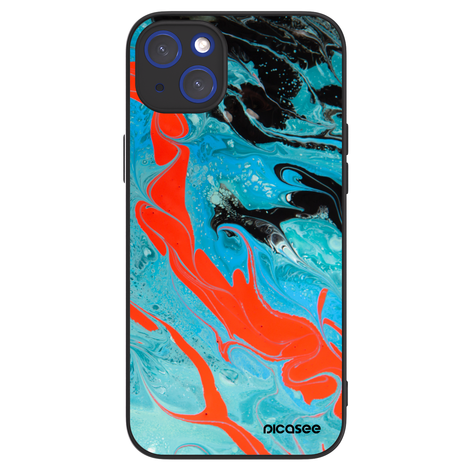 Picasee ULTIMATE CASE MagSafe für Apple iPhone 14 Plus - Blue Magma