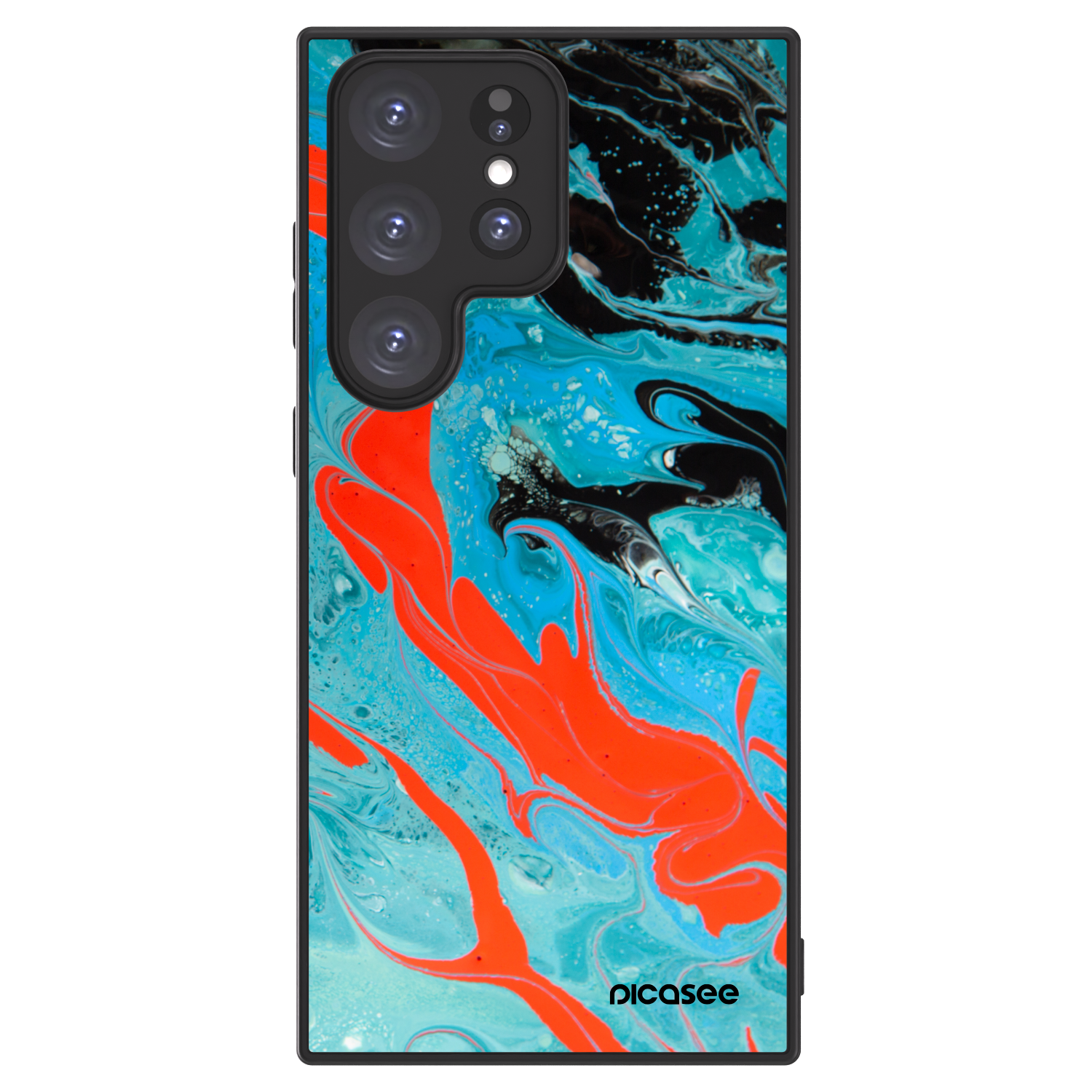 Picasee ULTIMATE CASE PowerShare für Samsung Galaxy S23 Ultra 5G - Blue Magma
