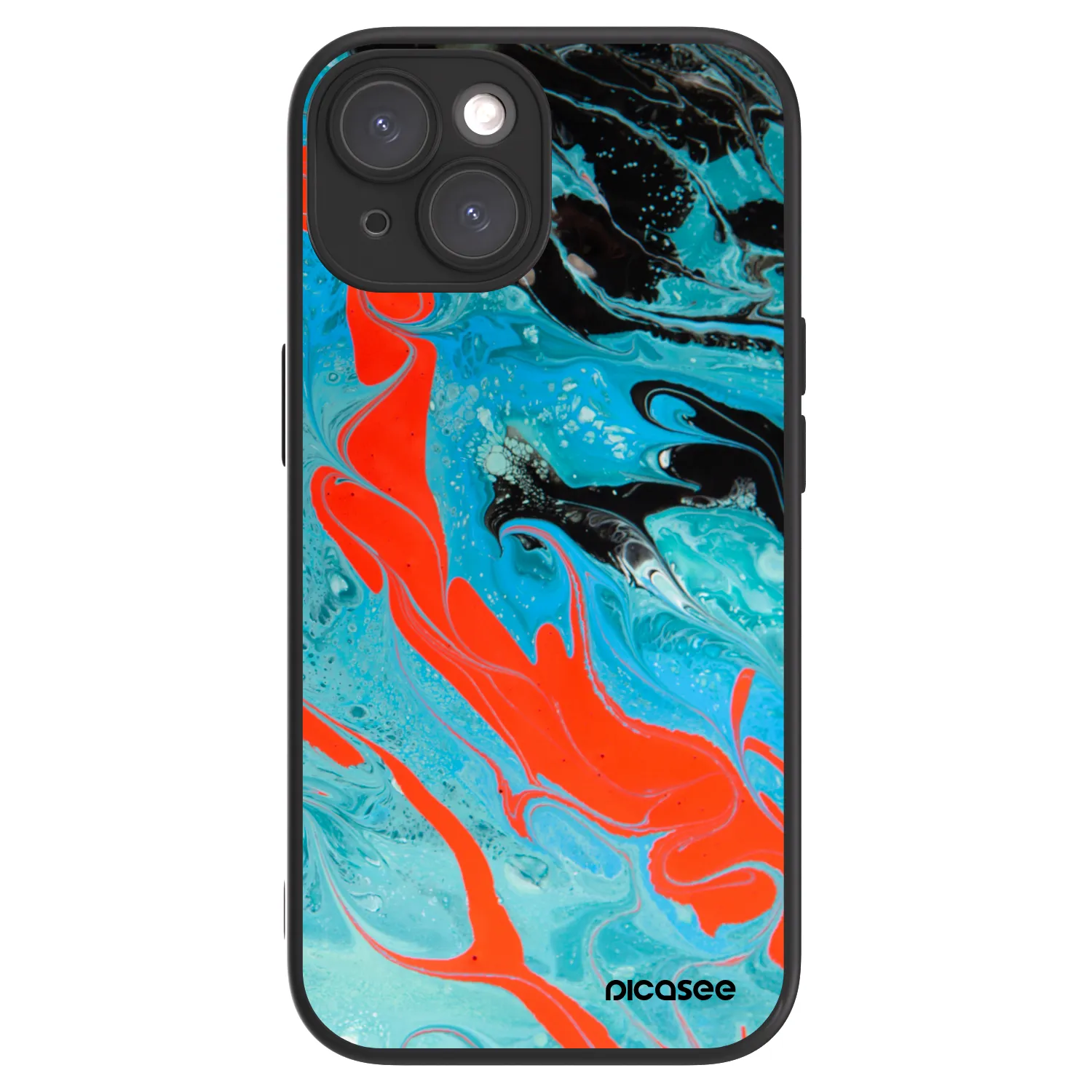Picasee ULTIMATE CASE MagSafe für Apple iPhone 15 - Blue Magma